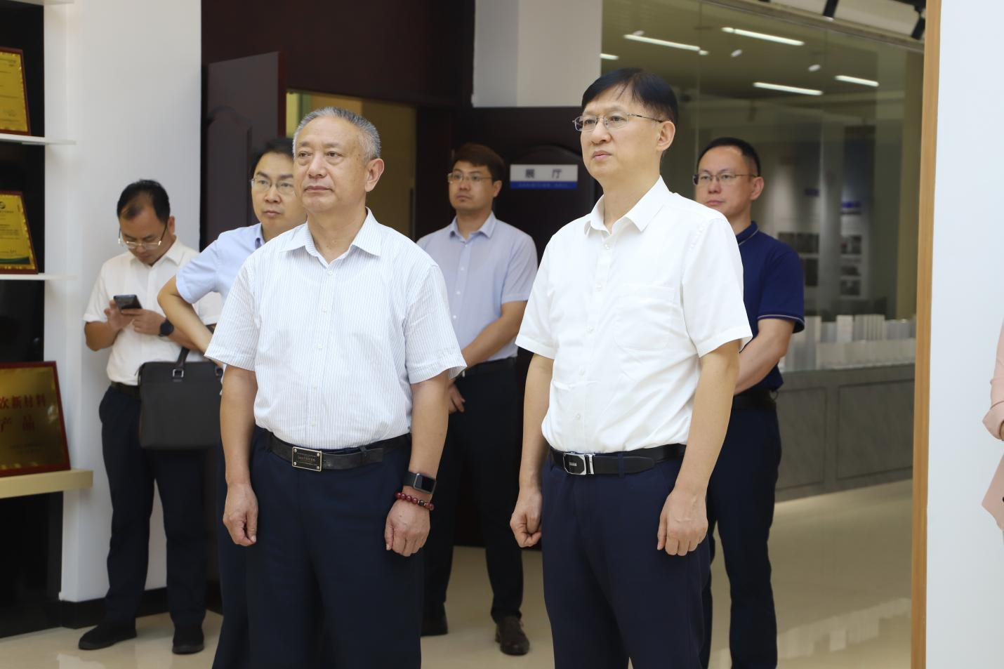 廣西百色市委書記黃汝生一行來山東三星集團(tuán)考察交流